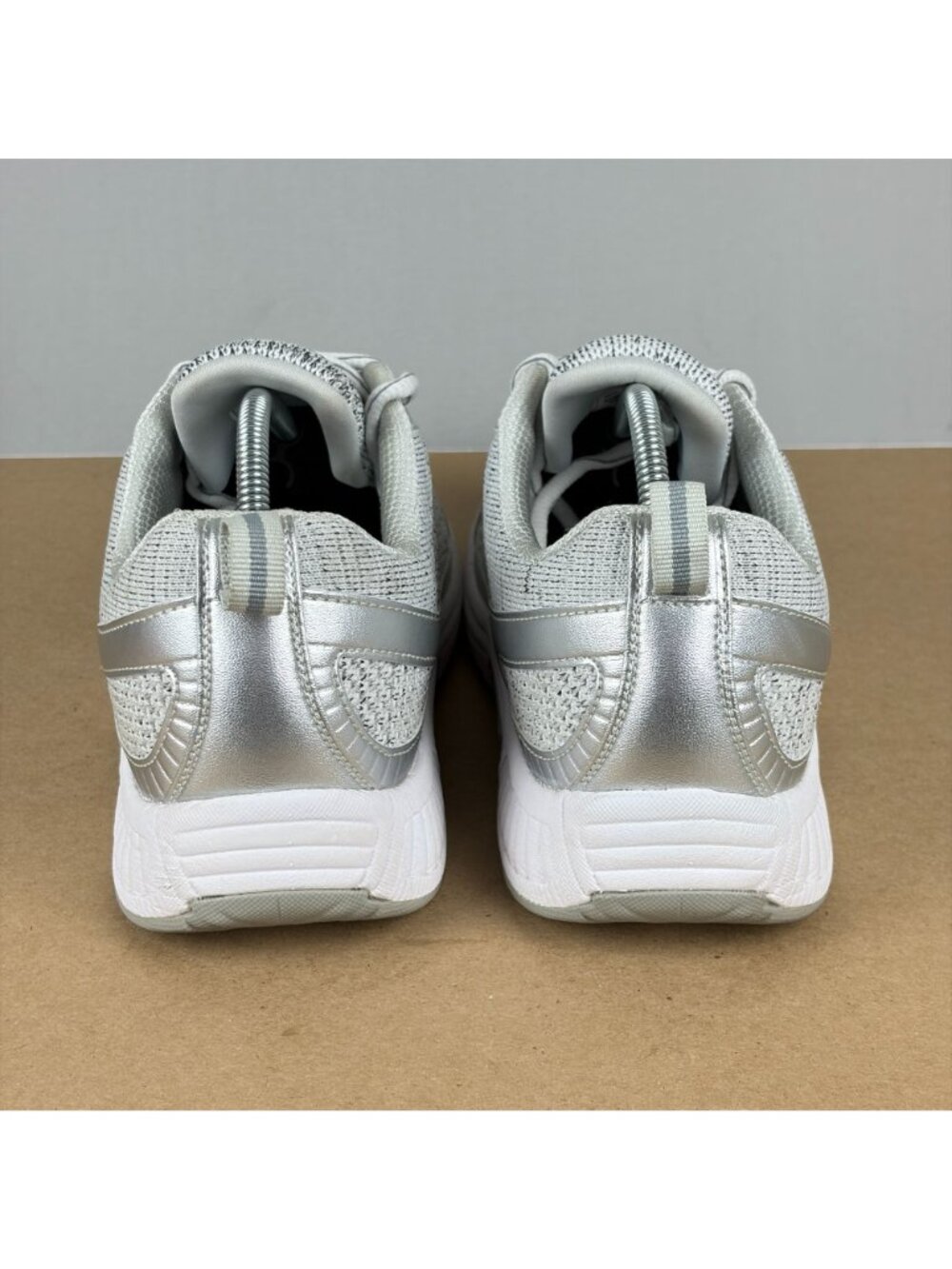 Orthofeet Coral Athletic Walking Shoes Womens 8.5 White Gray Silver Comfort - Picture 4 of 10
